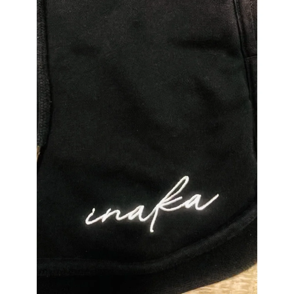 Inaka Power Shorts Women's S Black‎ French Terry Training Bodybuilding Gym
